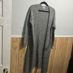 Merona long cardigan knitted sweater with Pockets size X-Large